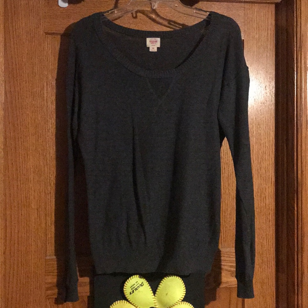 Grey Mossimo Supply & Company Sweater